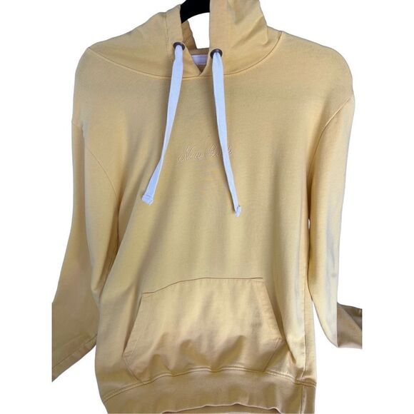 San Francisco Work Shirt Hoodie Mens NewYork Sweatshirt SZ M Yellow - Picture 1 of 10